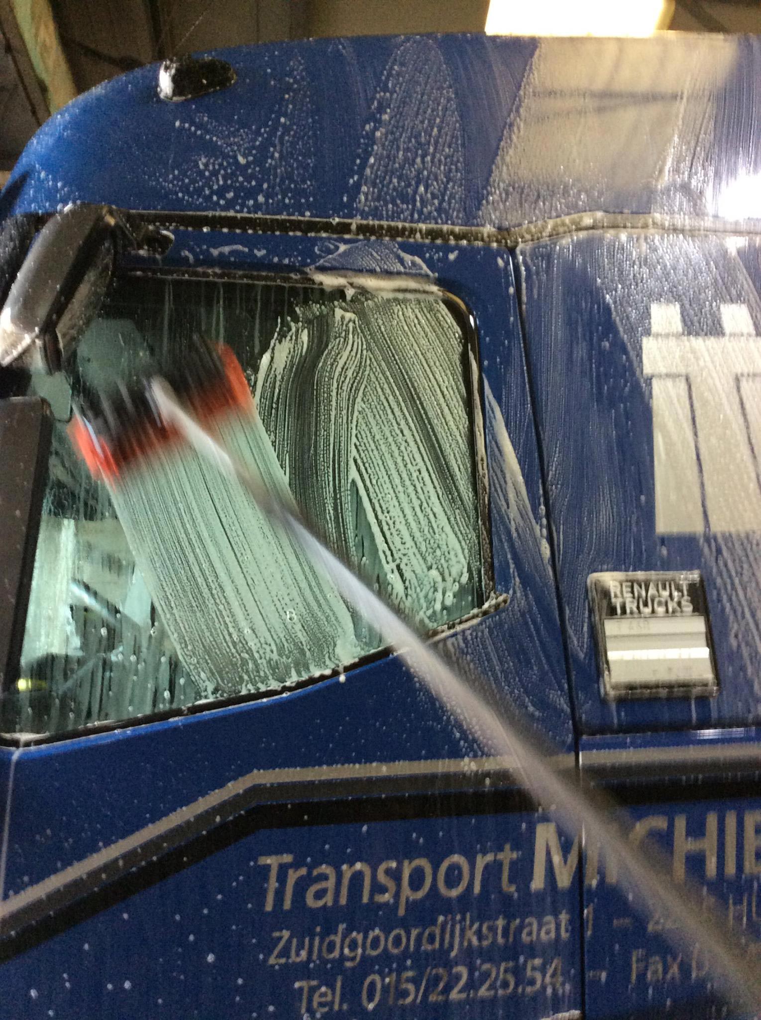 Foto wassen truck